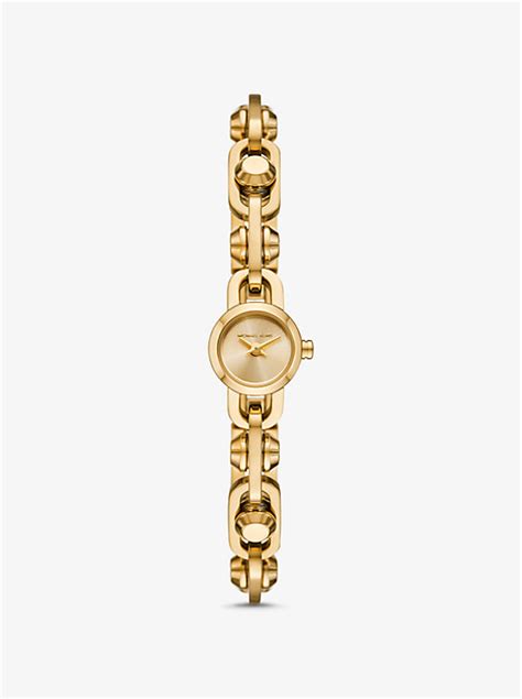 michael kors link 111507|Mini Astor Link Gold.